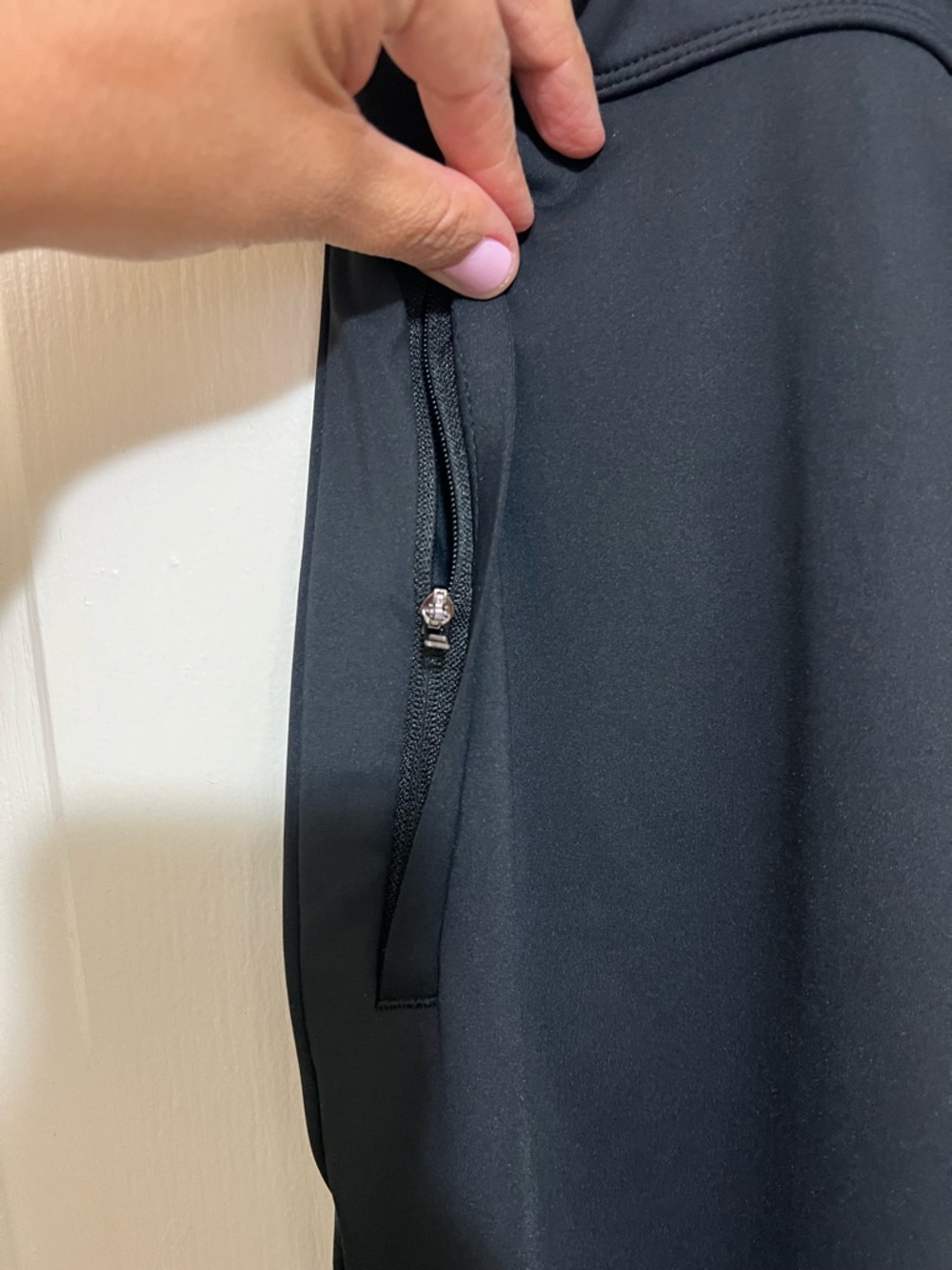 Halara Flex™ DayStretch Mid Rise Side Zipper Pocket Work Flare Pants - Picture 5 of 9